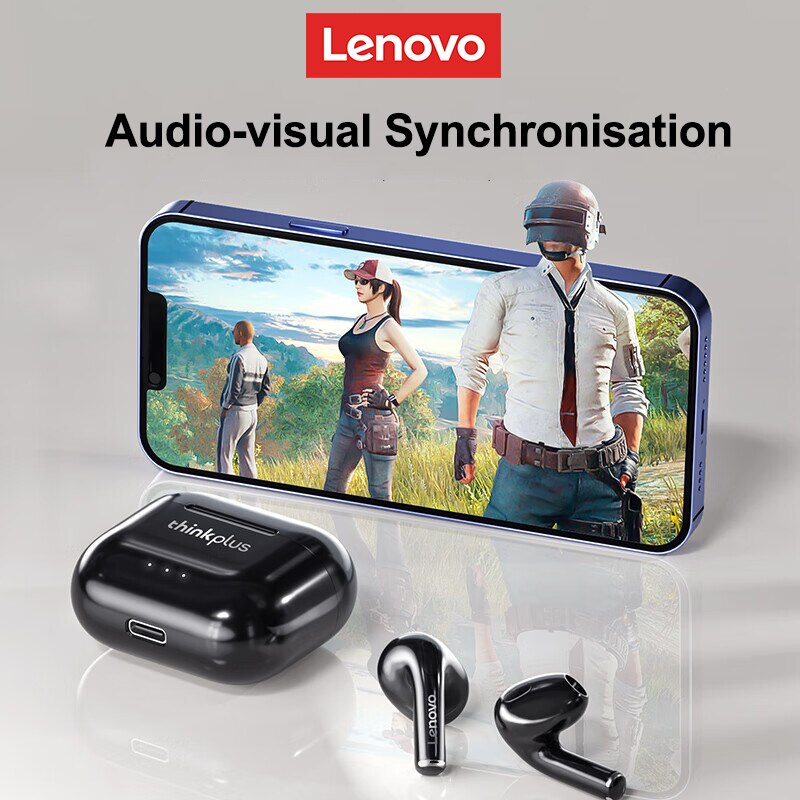 Lenovo LP40 Plus Bluetooth Earphones Wireless Headset Noise Reduction Headphones 230mAh HiFi Stereo Sports Earbuds With Mic