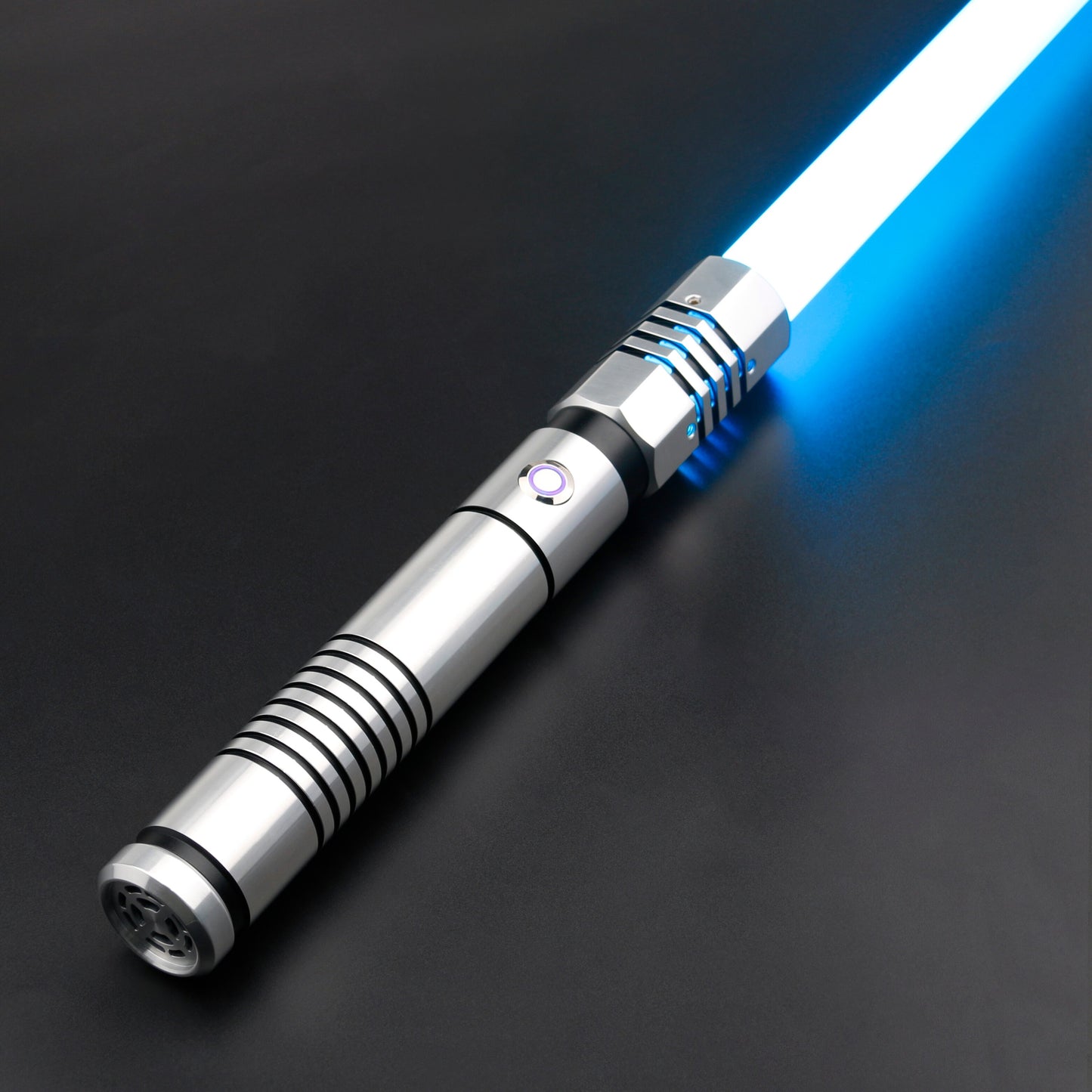 VIP-SaberFeast Lightsaber RGB Metal Handle Swing Combat FOC Gift Kids Luminous Toys