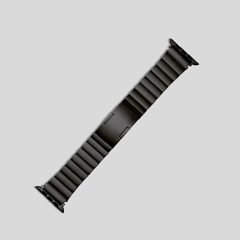 Luxury Men Titanium Link Bracelet For Apple Watch 8 7 44mm 45mm Ultra 49mm Strap For IWatch Series 6 5 4 3 SE 38 40 41 42MM