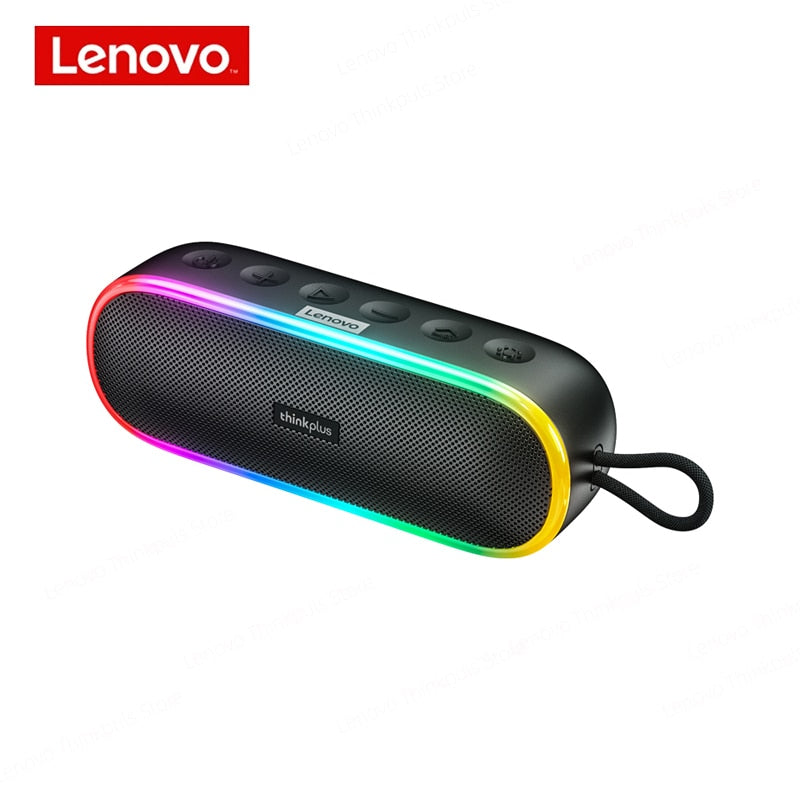 100% Original Lenovo K8 5.0 Wireless Bluetooth Speaker Portable Hifi LED Outdoor Loudspeaker Music Surround Bass Box Mic New