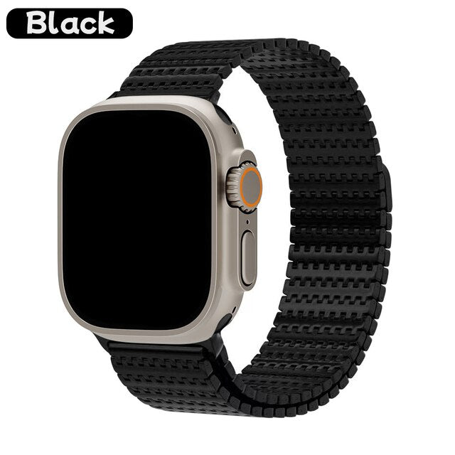 Milanese Magnetic Loop Bracelet For Apple Watch Ultra 49mm 8 7 6 5 4 se 3 42 44mm 45mm Band Strap For iWatch Series 41mm 38 40mm