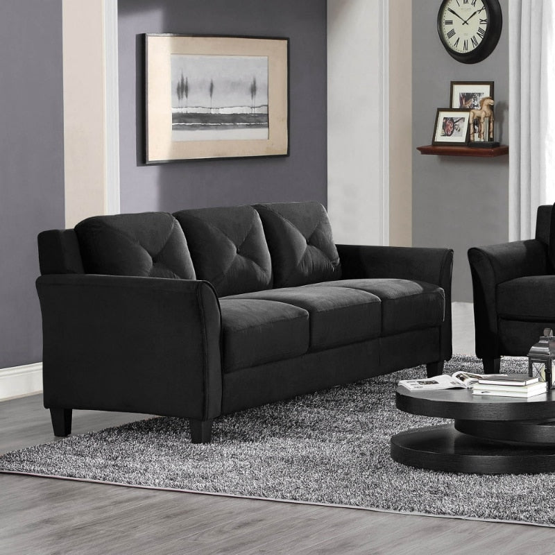 Lifestyle Solutions Taryn Curved Arms Sofa