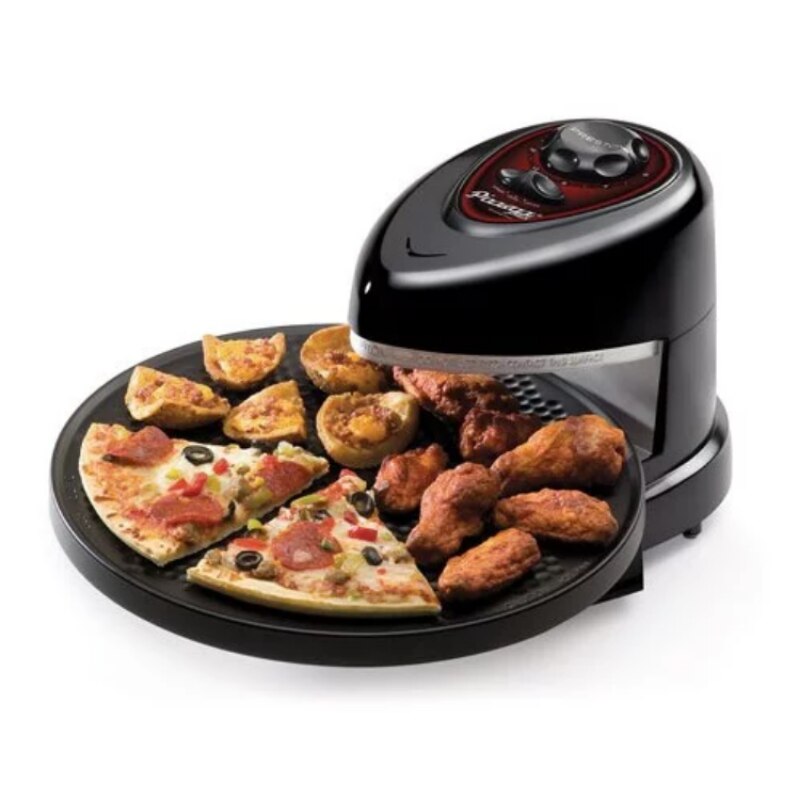 Presto® Pizzazz® Plus Rotating Pizza Oven 03430, Black