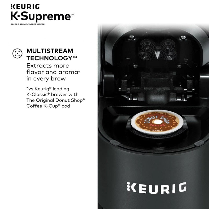 Keurig K-Supreme Single-Serve K-Cup Pod Coffee Maker, Black