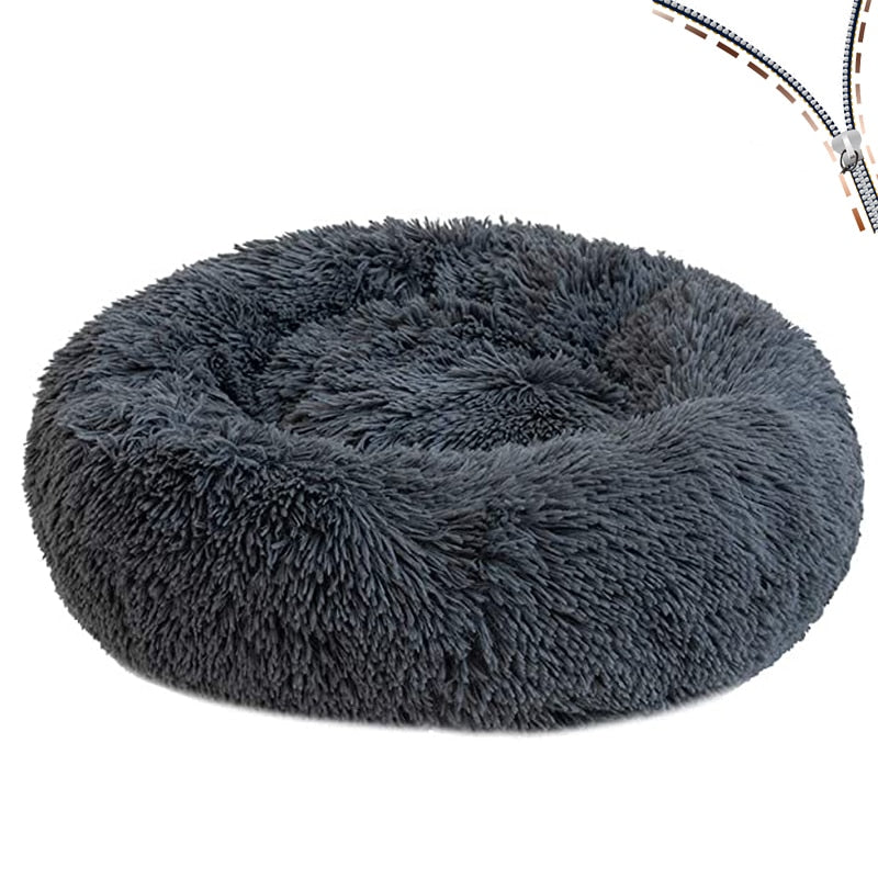 Removable Dog Bed Long Plush Cat Dog Beds for Small Large Dogs Cushion Sofa Winter Warm Pet Kennel Fluffy Sleeping Dogs Beds Mat