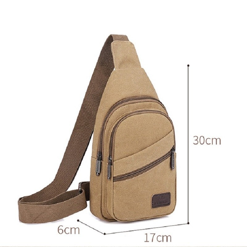 Xierya men Canvas Crossbody Bag Wear-resistant Outdoor Fashion Sports Bags for Man Black Male Casual Shoulder Bag Travel Satchel