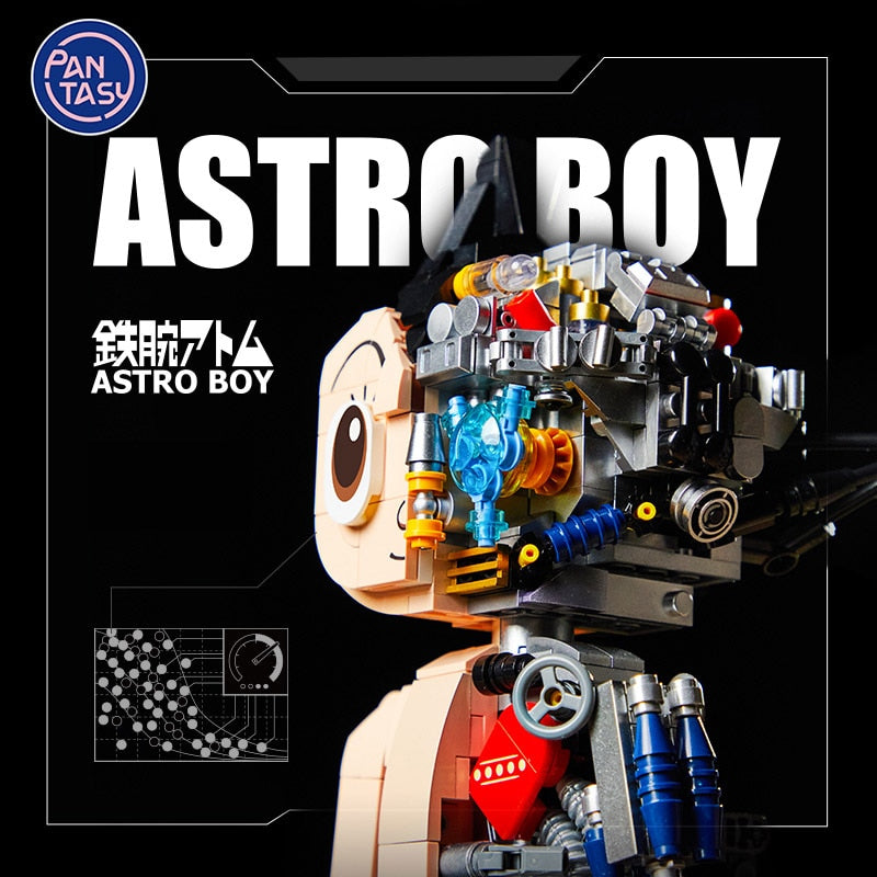 Movie &amp; Game MOC Anime Classic Characters Astrro Boy Cyborg Model Building Block Brick Compatible with Lego Toys Kids Gift Set