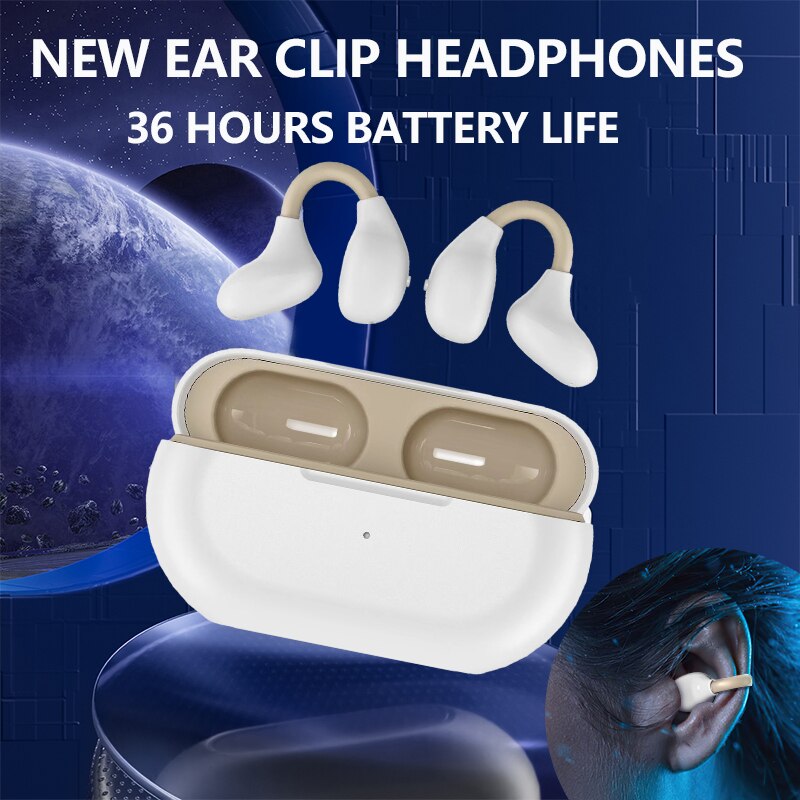 MY14S Wireless Clip On Bluetooth Earphones For Noise Reduction Private Model High Battery Earphones Without Delay