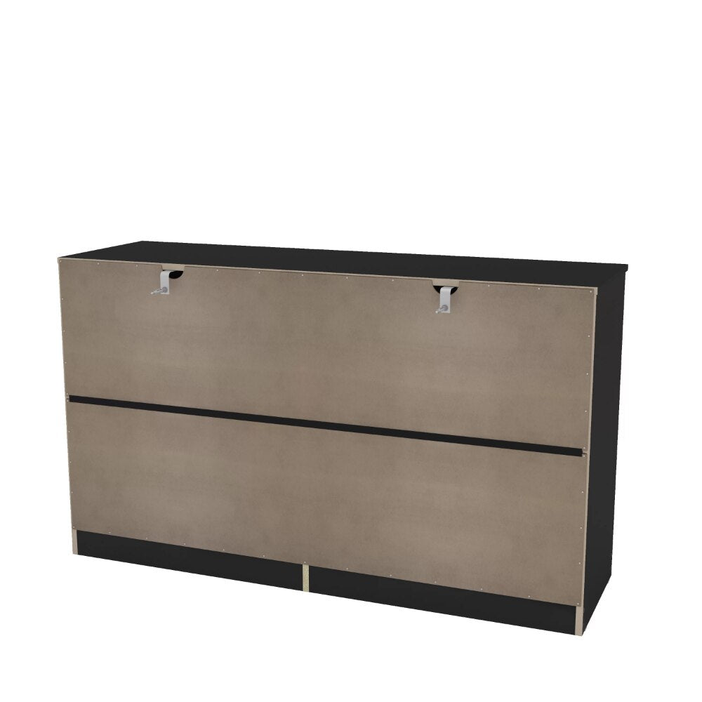 Juliette Modern 6 Drawer Double Dresser, Durable and Strong,80.23 Lb,50.20 X 14.92 X 29.25 Inches