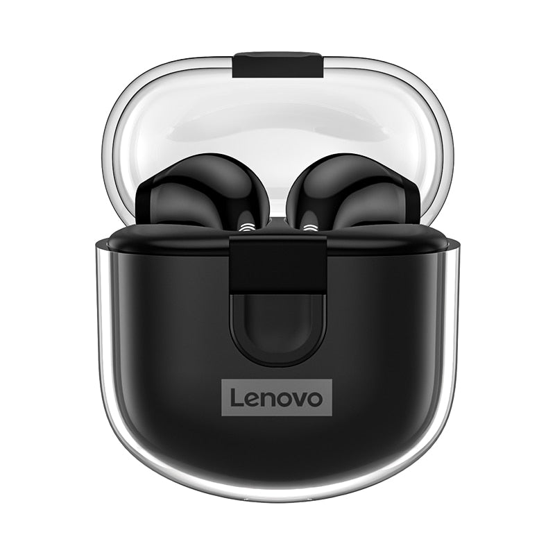 Lenovo LP12 Wireless Bluetooth Earphones Headsets Reduce Noise Waterproof Sweatproof HiFi Music Earbuds Dual Stereo Headphones