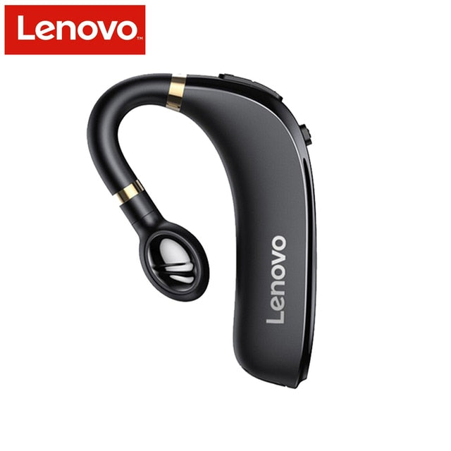 Original Lenovo HX106 Wireless Bluetooth Headset IPX5 Ear Hook Bluetooth 5.0 Earbud With Microphone 20 Hours For Driving Meeting