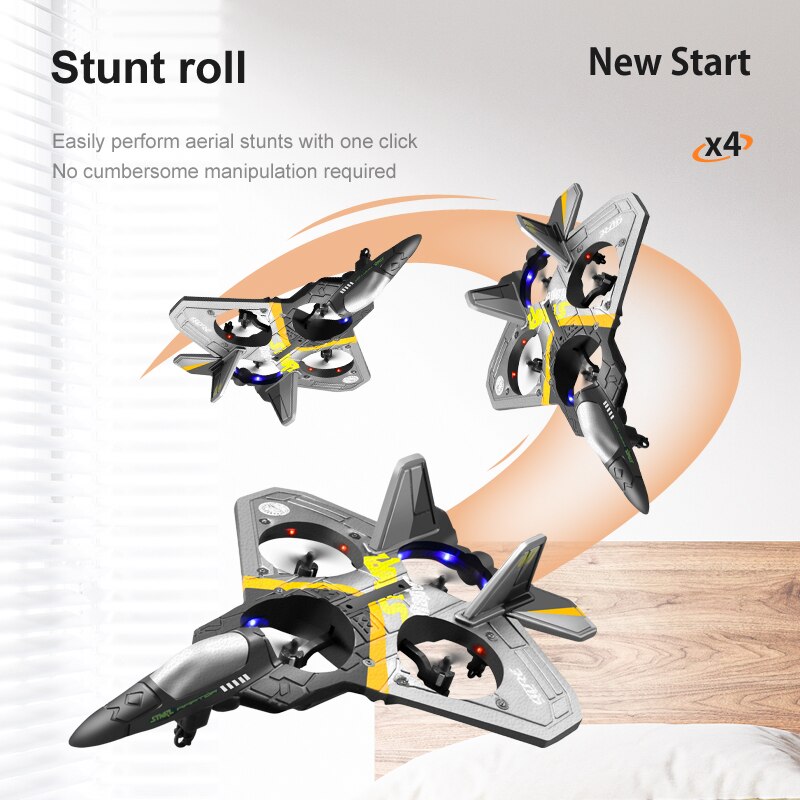 V17 V25 RC Airplane 2.4G Remote Control Stunt Fighter EPP Foam Aircraft Electric Outdoor Stunt Glider Drone Toys for Children