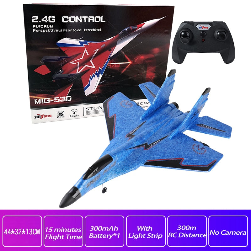 RC Foam Aircraft SU-35 Plane 2.4G Radio Control Glider Remote Control Fighter Plane Glider Airplane Foam Boys Toys for Children