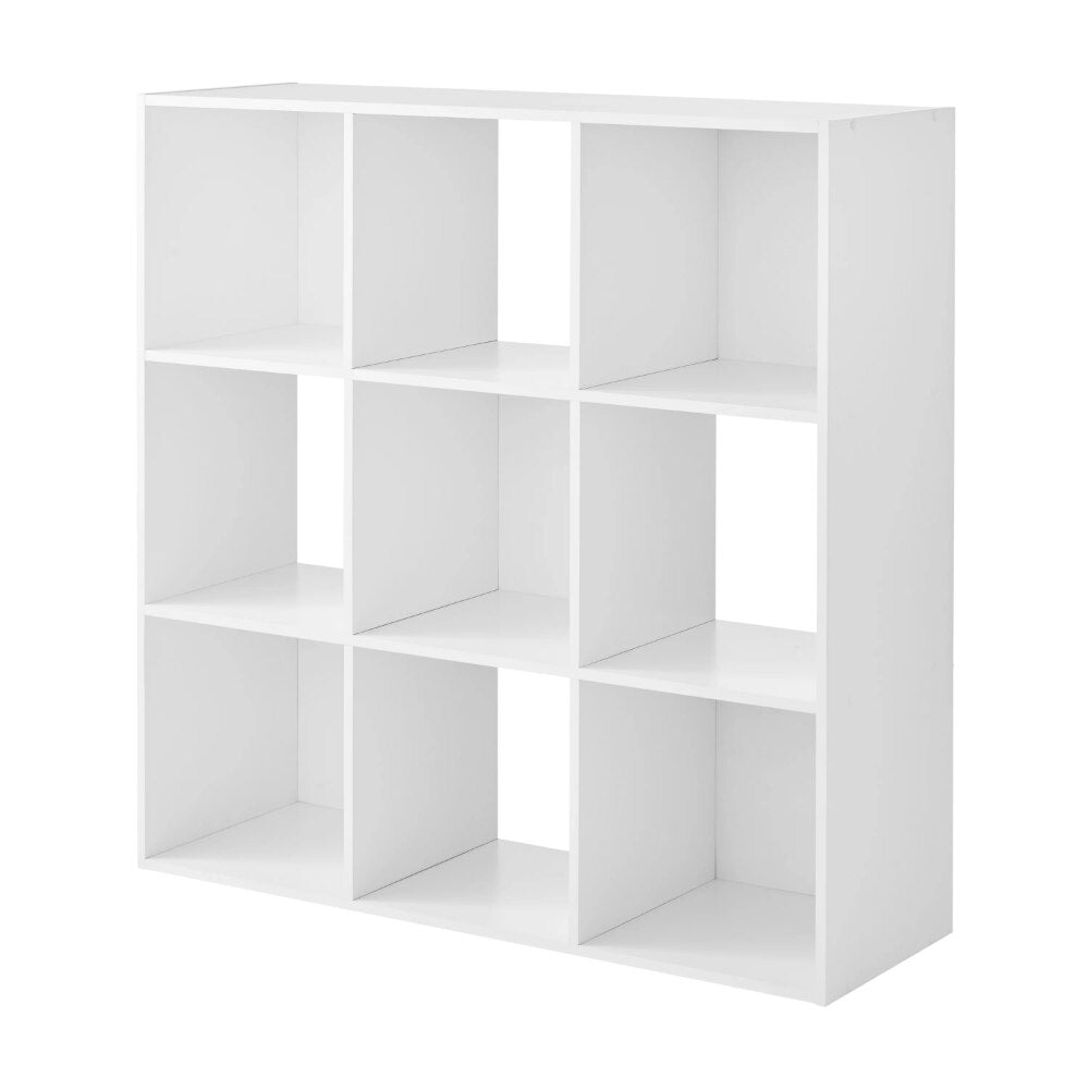 Mainstays 9-Cube Storage Organizer Black bookshelf  bookcase  book shelves  bookshelf organizer