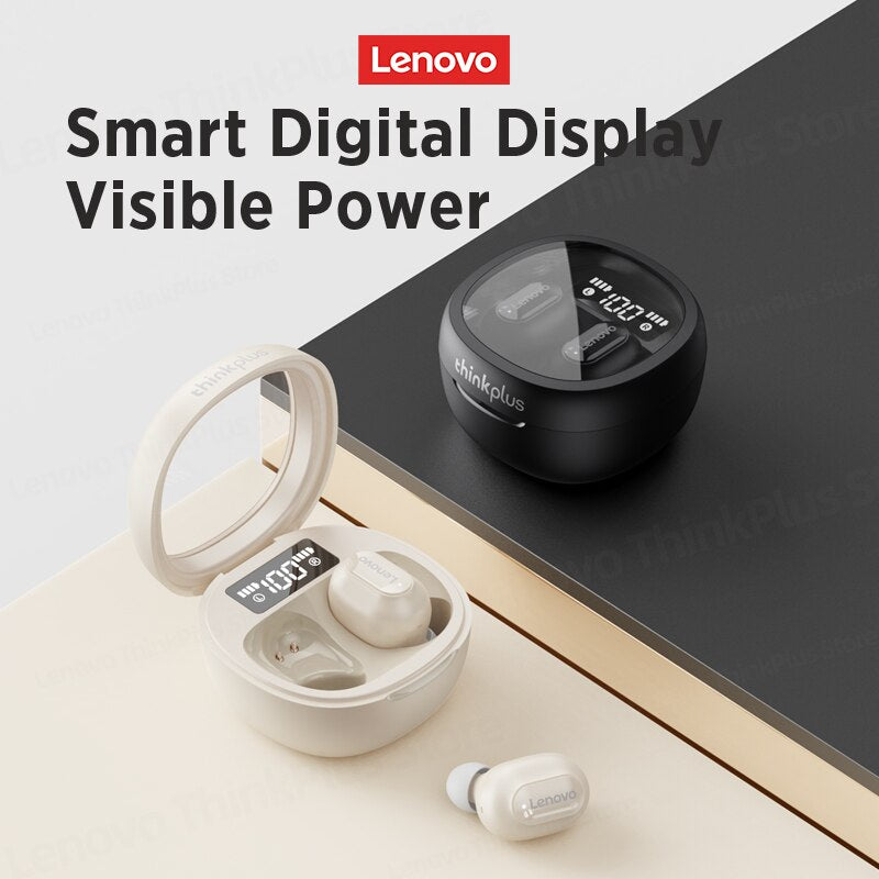 Original Lenovo PD1X Pro Bluetooth 5.3 Earphones TWS Wireless Headset Smart Digital Display Earphones Noise Reduction Earbuds