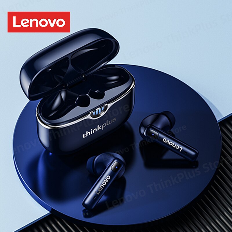 New Lenovo LP15 Wireless Earphones TWS Bluetooth 5.3 Headset LED Capacity Digital Display Earbuds Gaming Headphones 300mAh