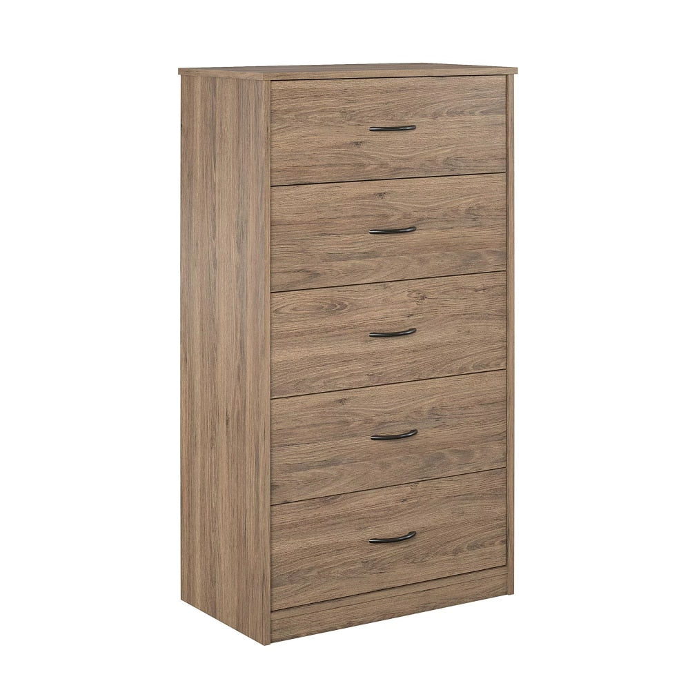 Classic 5 Drawer Dresser,Durable and Strong, 89.96 Lbs,15.67 X 27.72 X 49.37 Inches