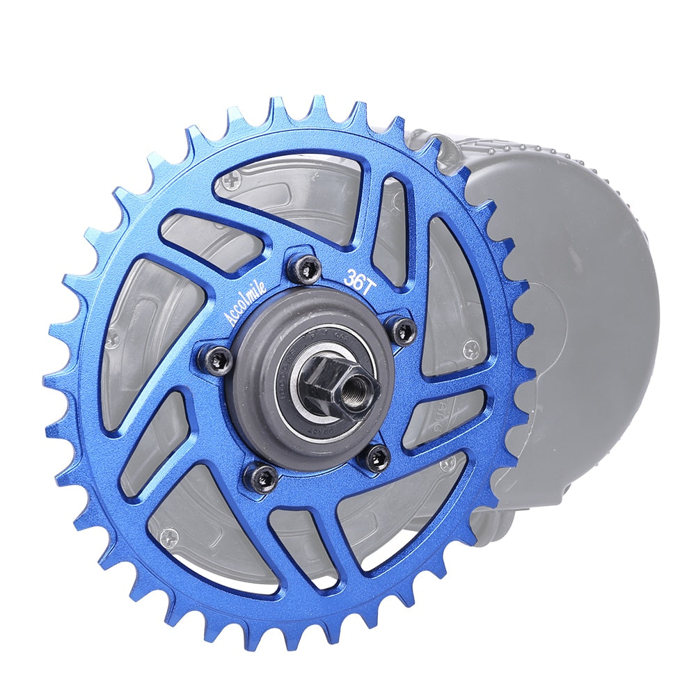 Chainring Sprocket 36T For Bafang BBS01BBS01B BBS02 BBS02B BBSHD Mid Drive Motor Electric Bike Replacement Chainwheel Protector