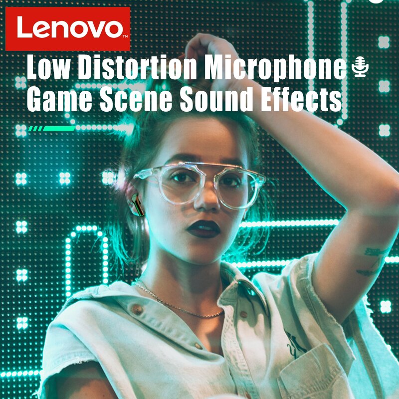 2022 Lenovo GM5 TWS Wireless Fone Bluetooth Earphones Auriculares Sports Headset Low Latency Gaming Headphone Dual Mic Earbuds