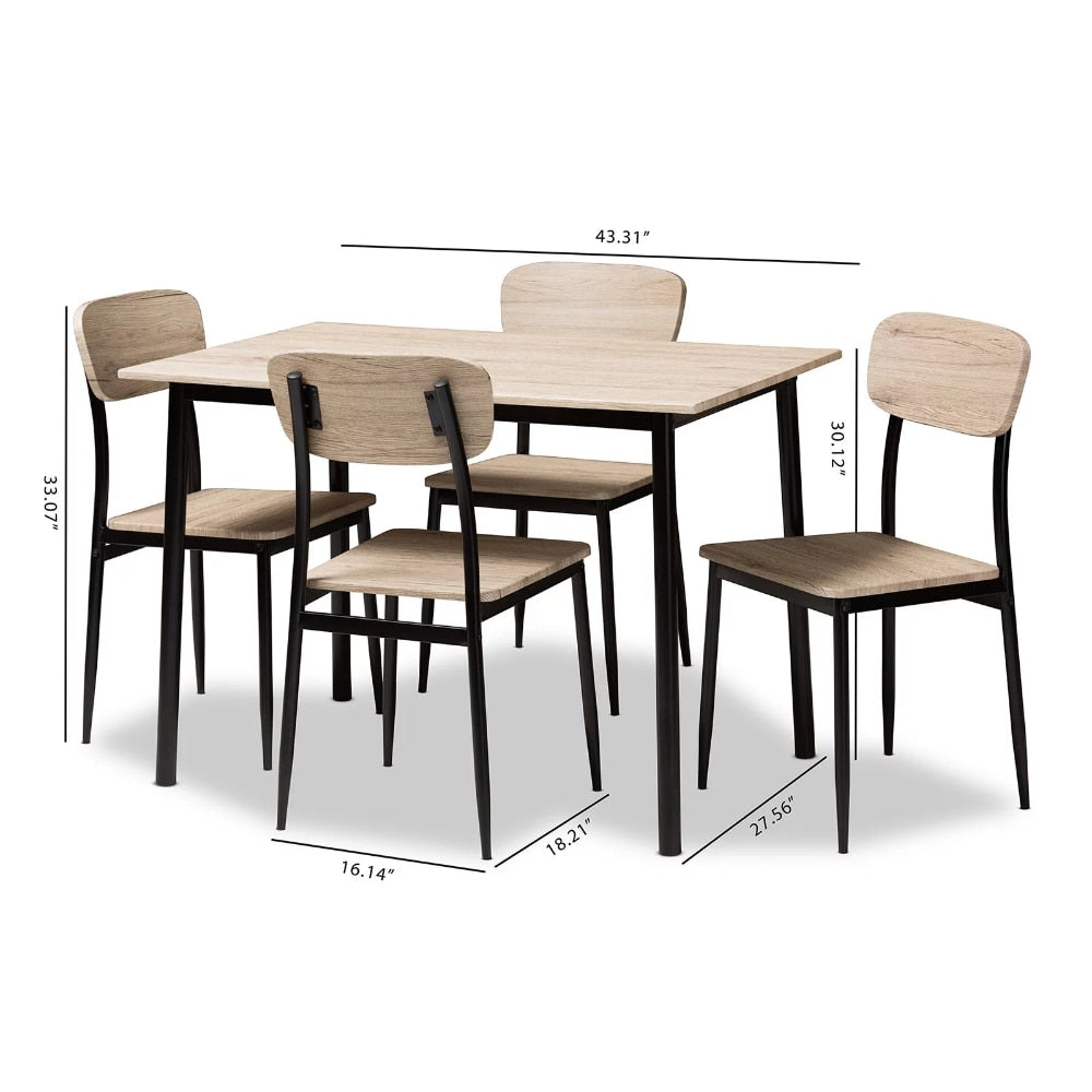 Dining Room Sets Honore 5 Piece Dining Table Set Home Furniture dining room chairs