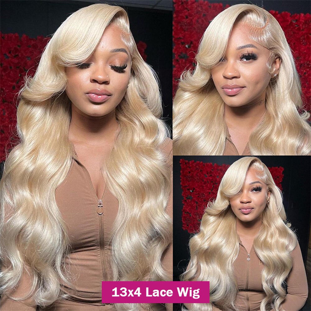 Body Wave Colored Honey Blonde 13x6 13x4 Lace Front Human Hair Wig For Women Brazilian Deep Wave 613 Hd Lace Frontal Wig