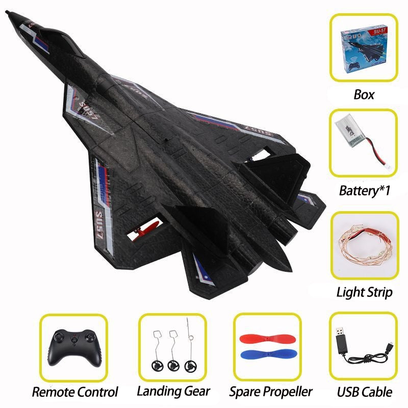 RC Foam Aircraft SU-35 Plane 2.4G Radio Control Glider Remote Control Fighter Plane Glider Airplane Foam Boys Toys for Children