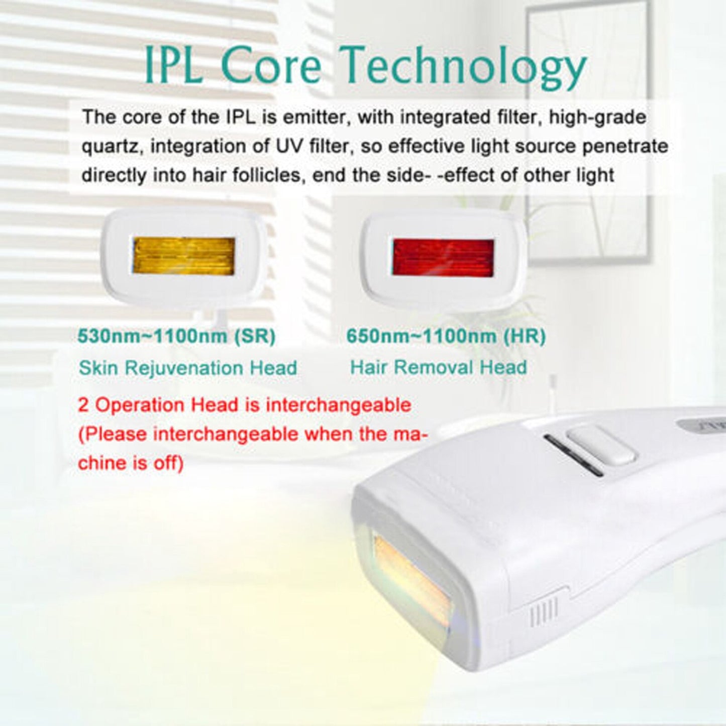 IPL Permanent Hair Removal IPL Laser Painless Epilator Permanent Skin Rejuvenation Machine Women Trimmer Electric Depilador