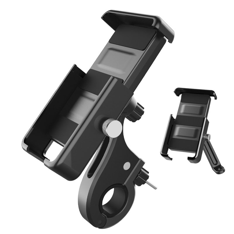 HouDeOS Bike Phone Holder  For Motorcycl and BICYCL Aluminum alloy Handlebar Mount for 4.7-6.8 inch iPhone Samsung Xiaomi Huawei