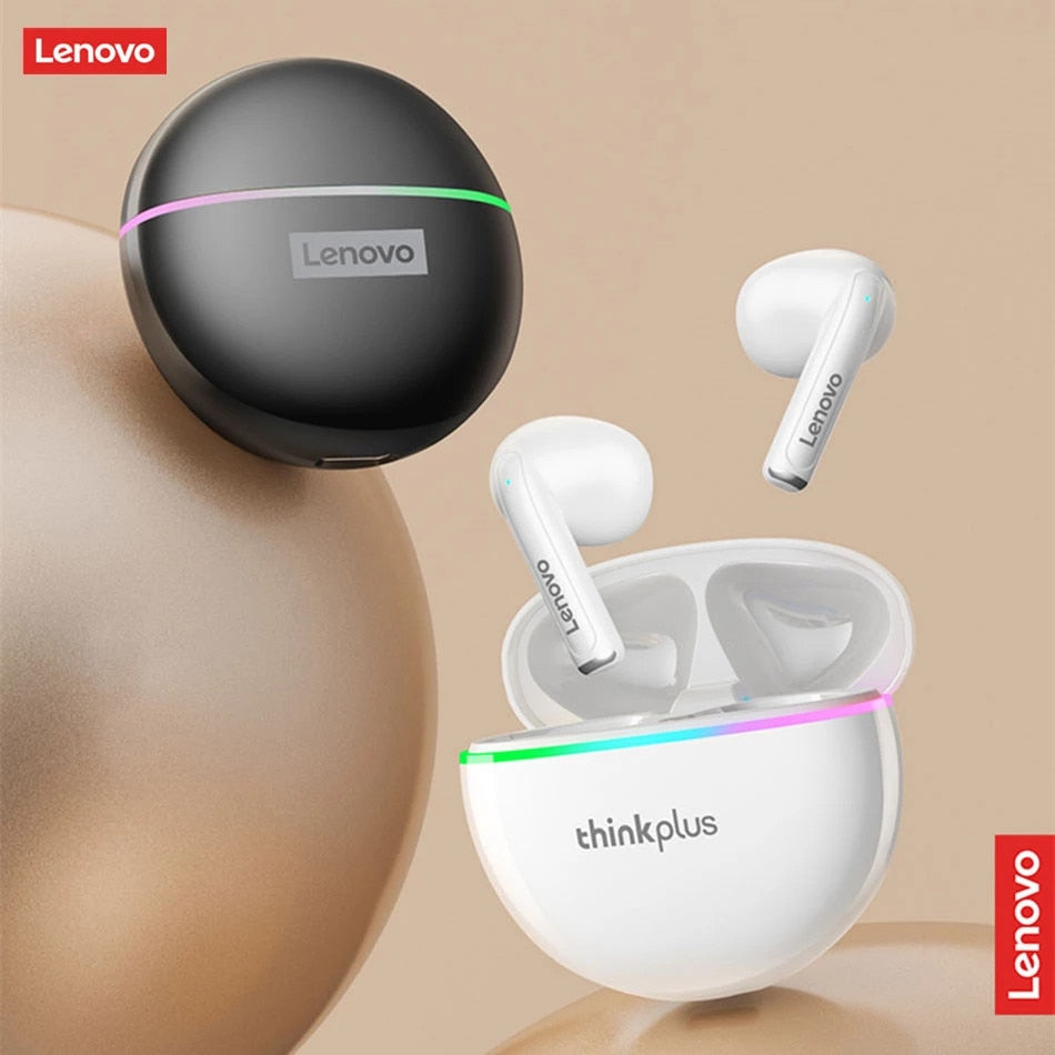 Lenovo XT97 Bluetooth Wireless Headphones With Flash Led Light Bluetooth Earphone Wireless Earbuds Headsets With Microphones