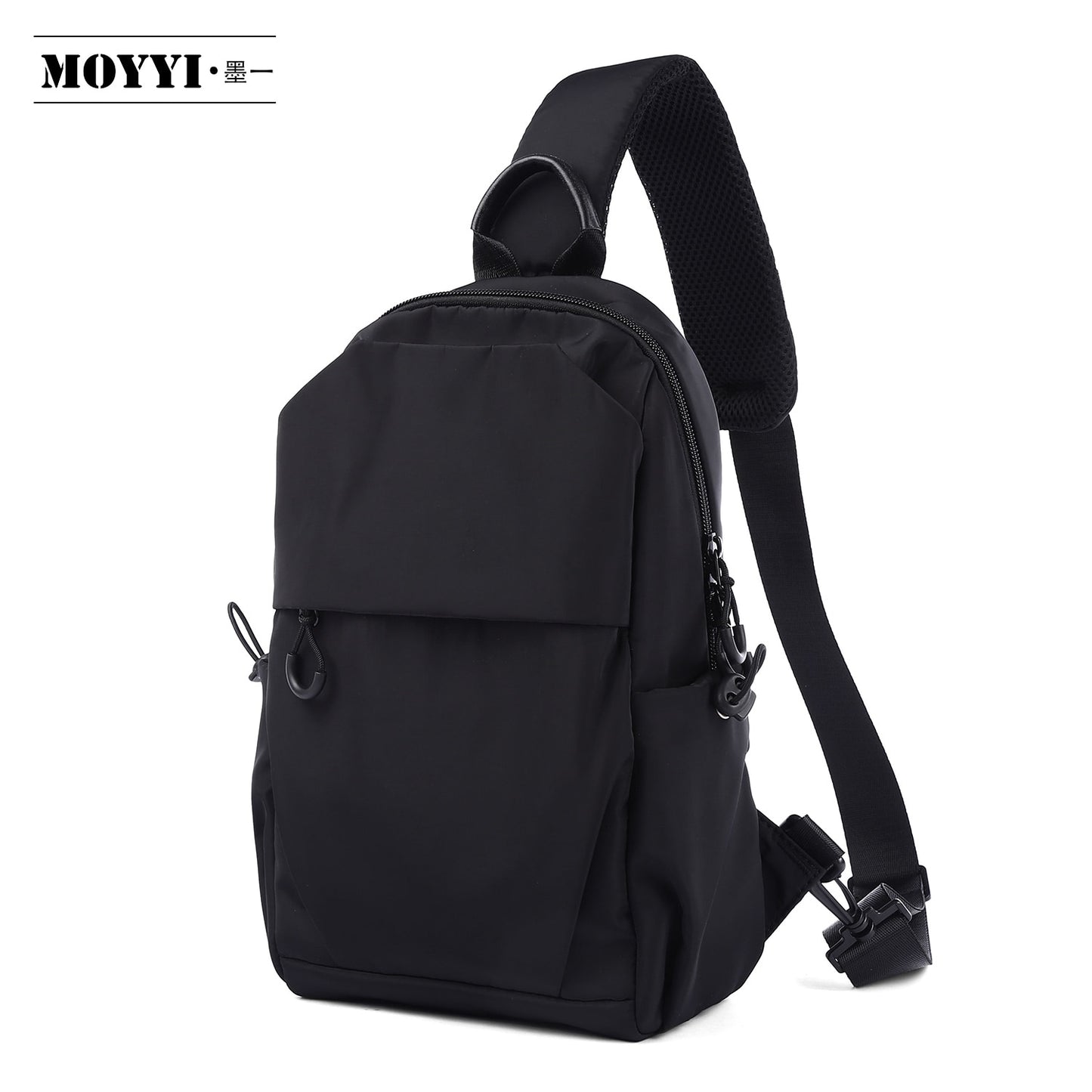 MOYYI Male Shoulder Chest Bag for Men Casual Crossbody Bag Men Anti Theft School Summer Outdoor Short Trip Messengers Sling Bag