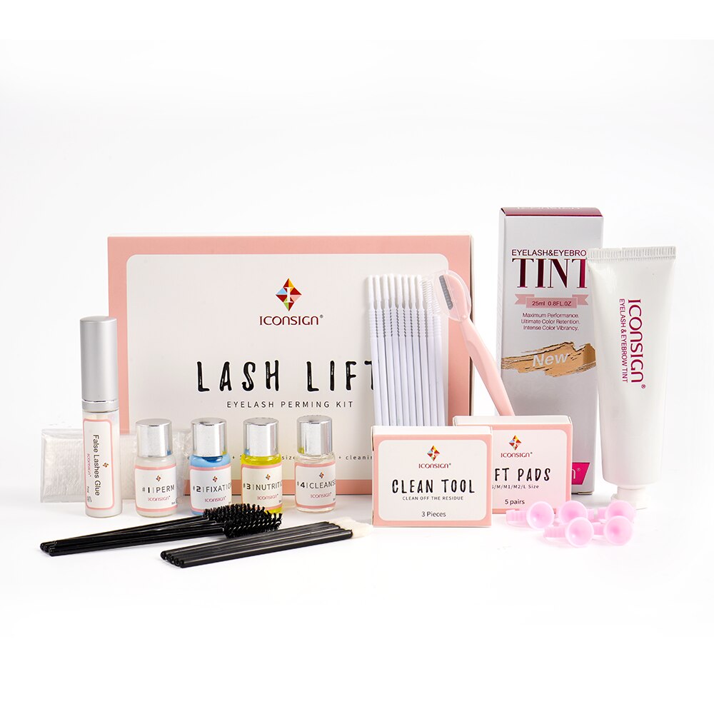 Dropshipping Lash Lift Kit &amp; Upgraded Eyelash Eyebrow Tint Kit Lash Lifting Eyelash Dye Brow Dye Tint Eye Makeup Tools Wholesale