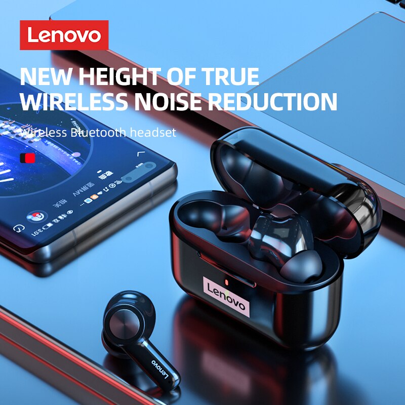 Original Lenovo LP70 Bluetooth Earphones Wireless TWS Earbud Noise HIFI Sound Wireless Headphones With Mic Headset New