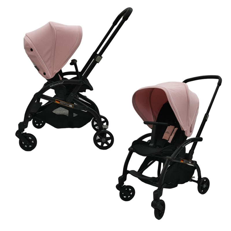 Lightweight Baby Stroller Travel Portable Pram Infant Trolley 0~36 Month Baby Stroller Can Bring On Board Two Way Pushchair