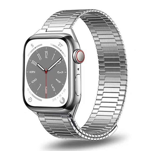 Luxury Magnetic Metal Strap for Apple Watch 8 Band Ultra 49mm 42 44 45mm Titanium Color Bracelet for iWatch 7 se 6 3 4 5 40 41mm