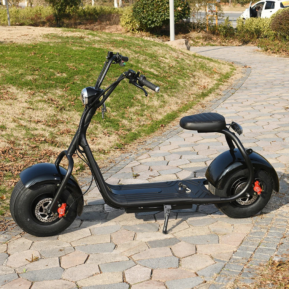 Citycoco Electric Scooter 2000W Motor 60V12AH Lithium Battery 2 Wheel Scooter Suitable For Adults To Work And Commute Outdoors