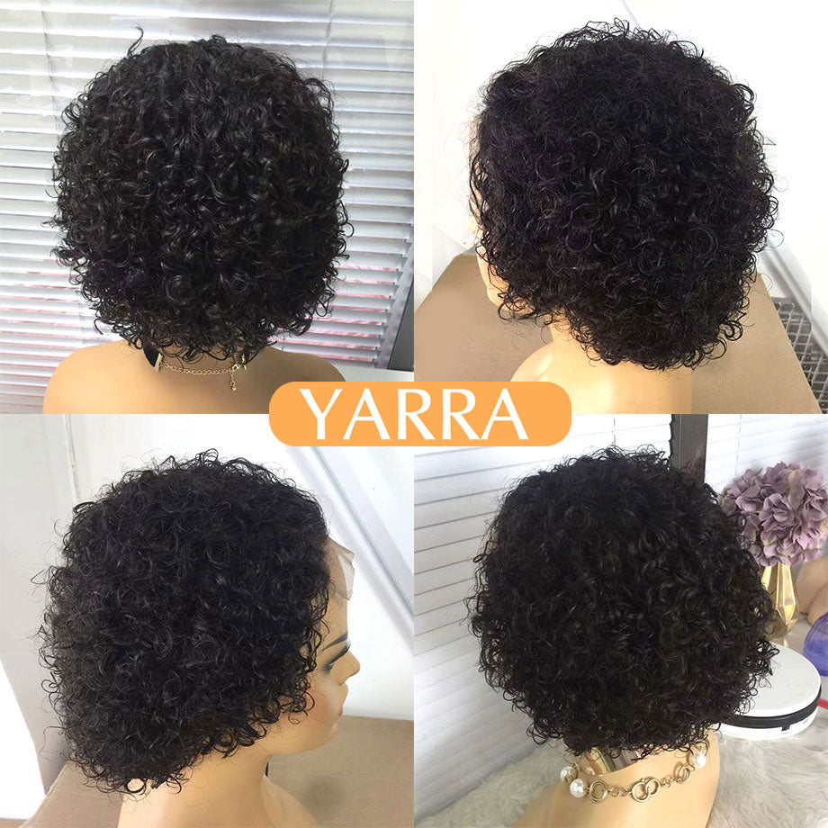 Pixie Cut Wig Human Hair 99J Color Lace Wigs Human Hair Short Bob Human Hair Wigs For Black Women Short Ombre Wig Human Hair