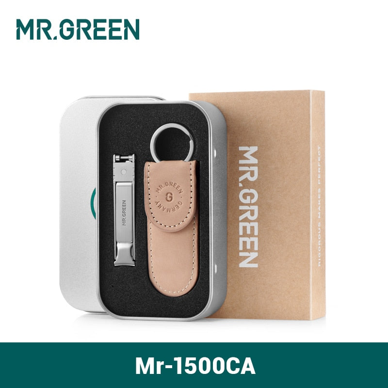 MR.GREEN Ultra-Thin Nail Clippers Collapsible Portable Travel Fingernail Nail Scissors Cutter Stainless Steel Manicure Tools