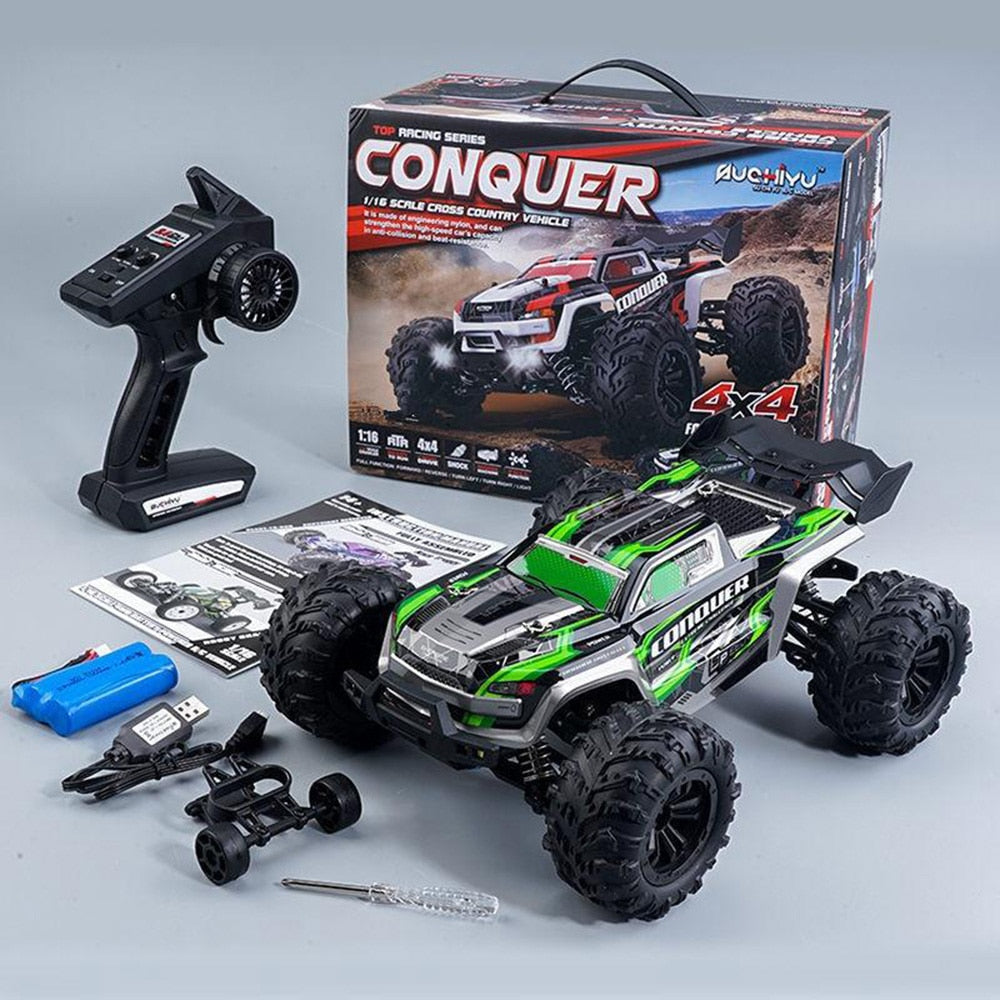 Scale Large RC Cars 50km/h High Speed Children Toys for Boys Remote Control Car 2.4G 4WD Off Road Monster Truck