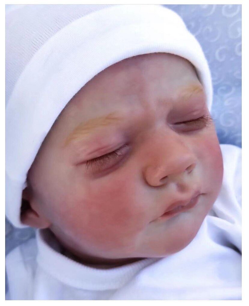 43CM Sleep Reborn baby doll 3D painted skin visible veins Accompany children&#39;s toys gifts for children