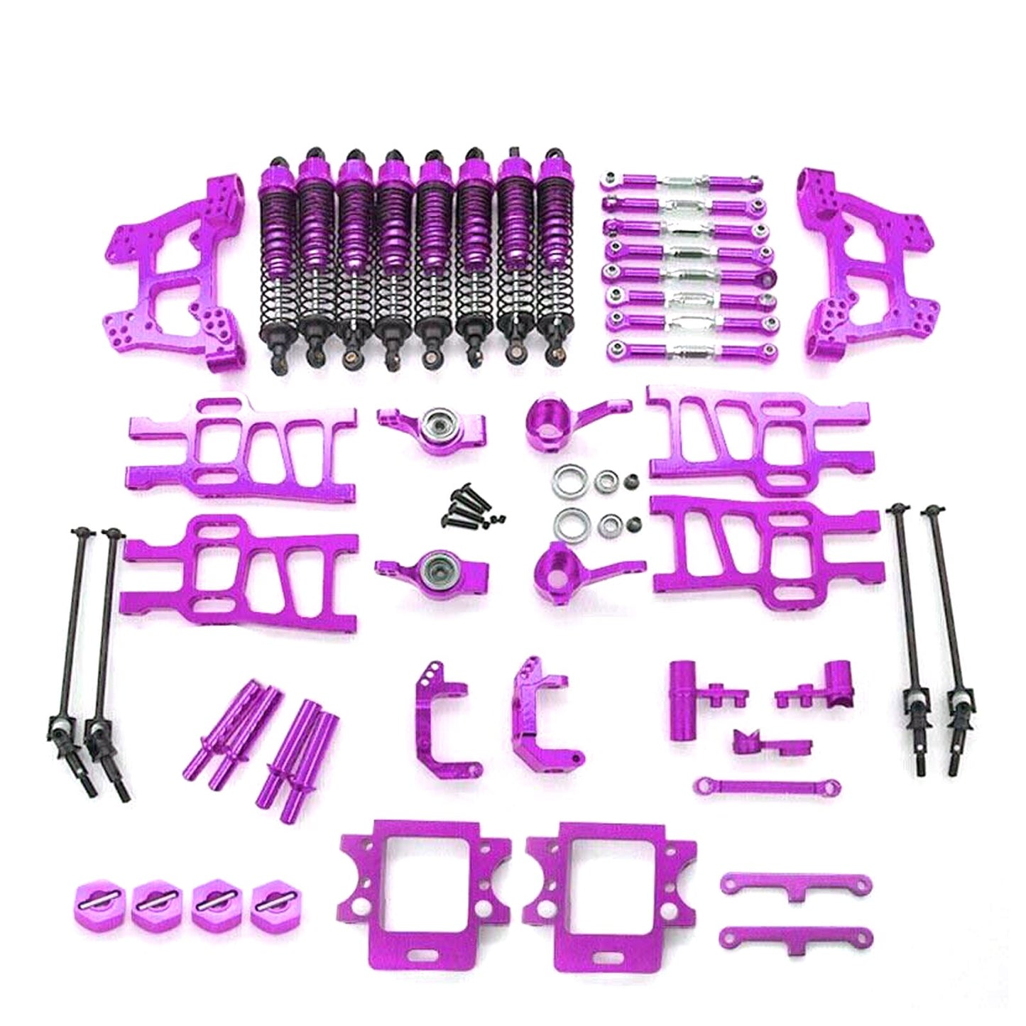 1/10 CNC RC Truck Full Upgrade Set For HSP 94108 94111 Off-Road for Monster Gearbox Rc car DIY upgrade parts high quality