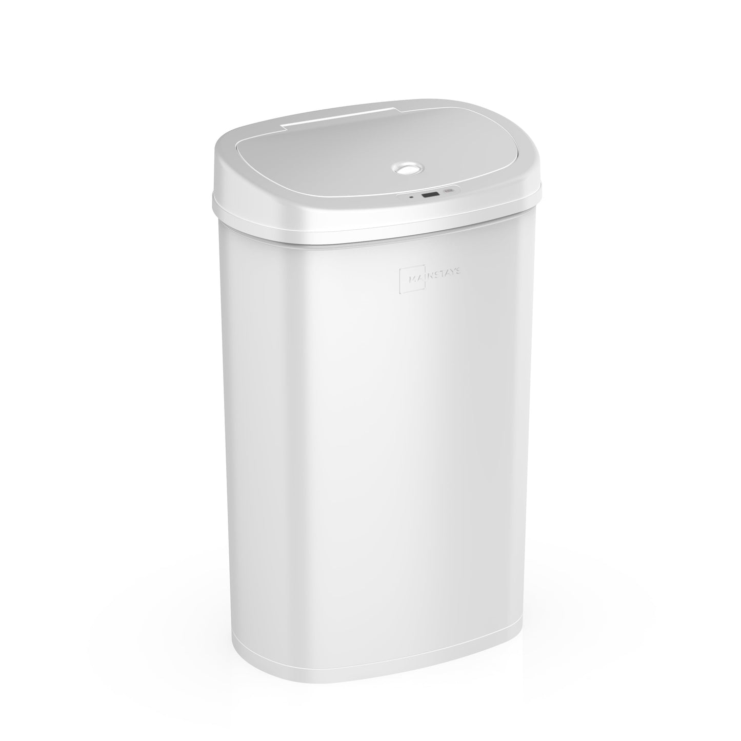 Mainstays 13.2 gal /50 L Motion Sensor Kitchen Garbage Can, Stainless Steel