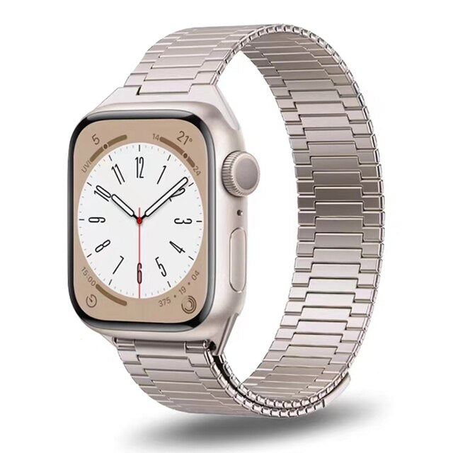 Luxury Magnetic Metal Strap for Apple Watch 8 Band Ultra 49mm 42 44 45mm Titanium Color Bracelet for iWatch 7 se 6 3 4 5 40 41mm