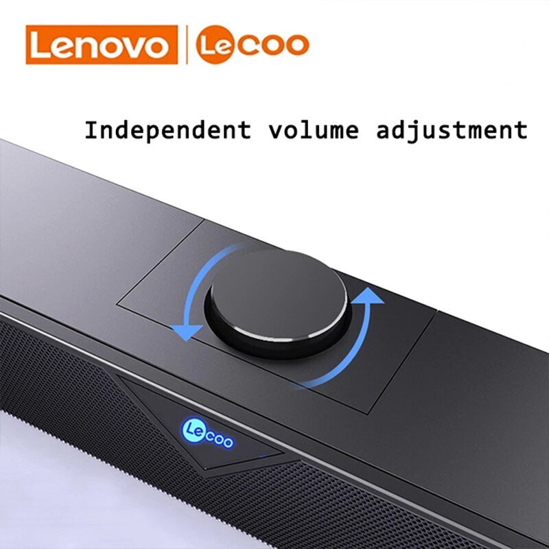 Lenovo Lecoo DS102 Bluetooth Speaker 360 ° Surrounding Stereo Soundbar Home Theater Sound  Subwoofer Sound Box