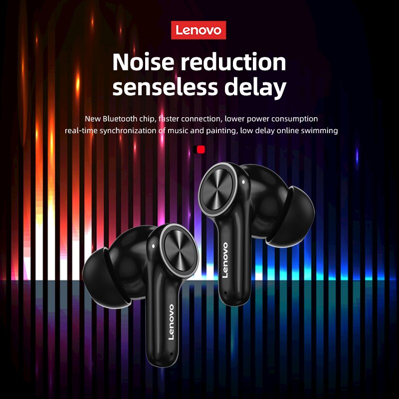 Original Lenovo LP70 Bluetooth Earphones Wireless TWS Earbud Noise HIFI Sound Wireless Headphones With Mic Headset New