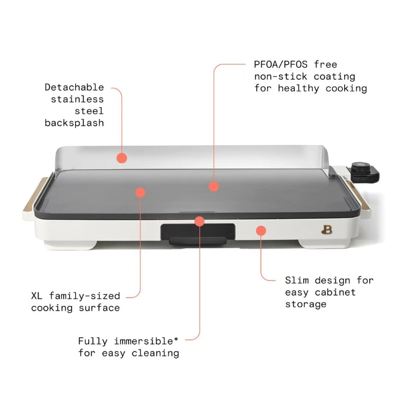 Beautiful 12&quot; x 22&quot; Extra Large Griddle, Drew Barrymore