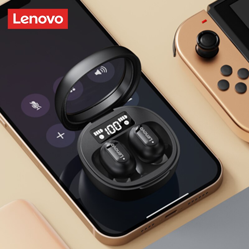 Original Lenovo PD1X Pro Bluetooth 5.3 Earphones TWS Wireless Headset Smart Digital Display Earphones Noise Reduction Earbuds