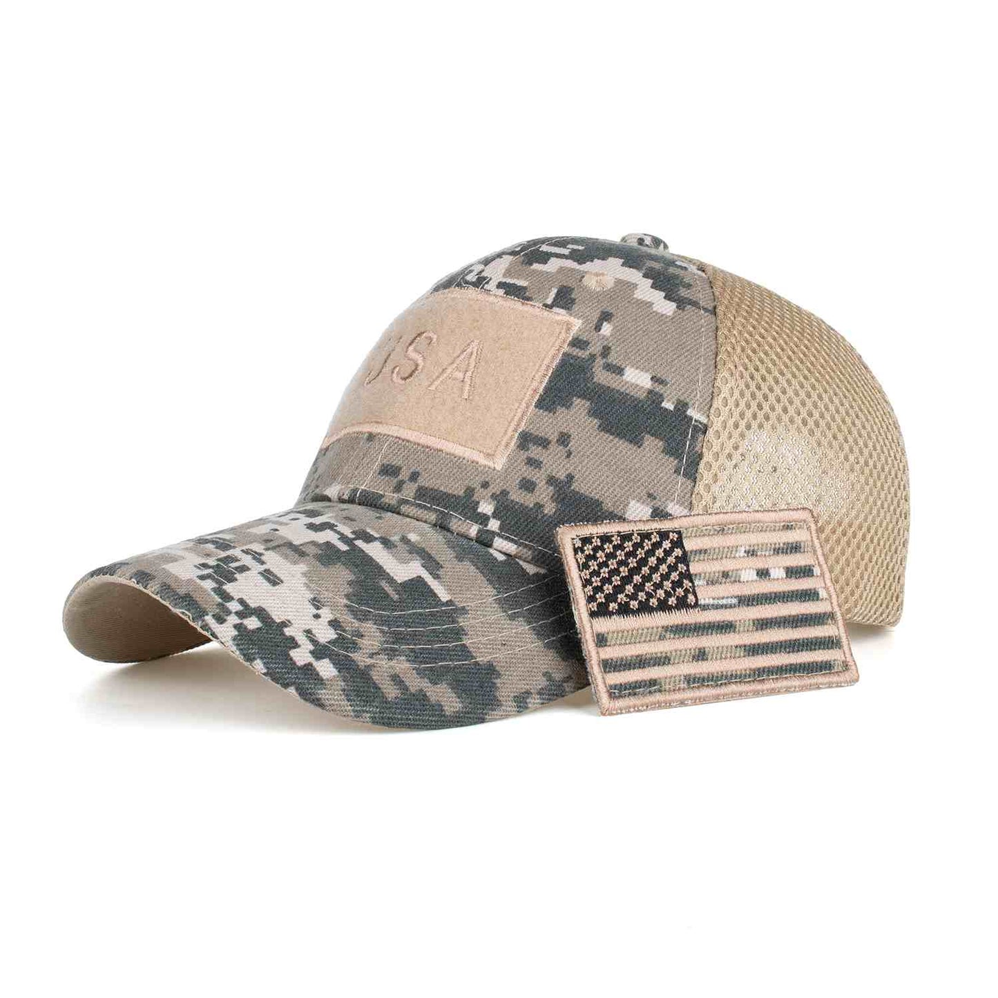 Tactical Camouflage Baseball Caps Men Summer Mesh Military Army Caps Hiking Hunting Cap Hats