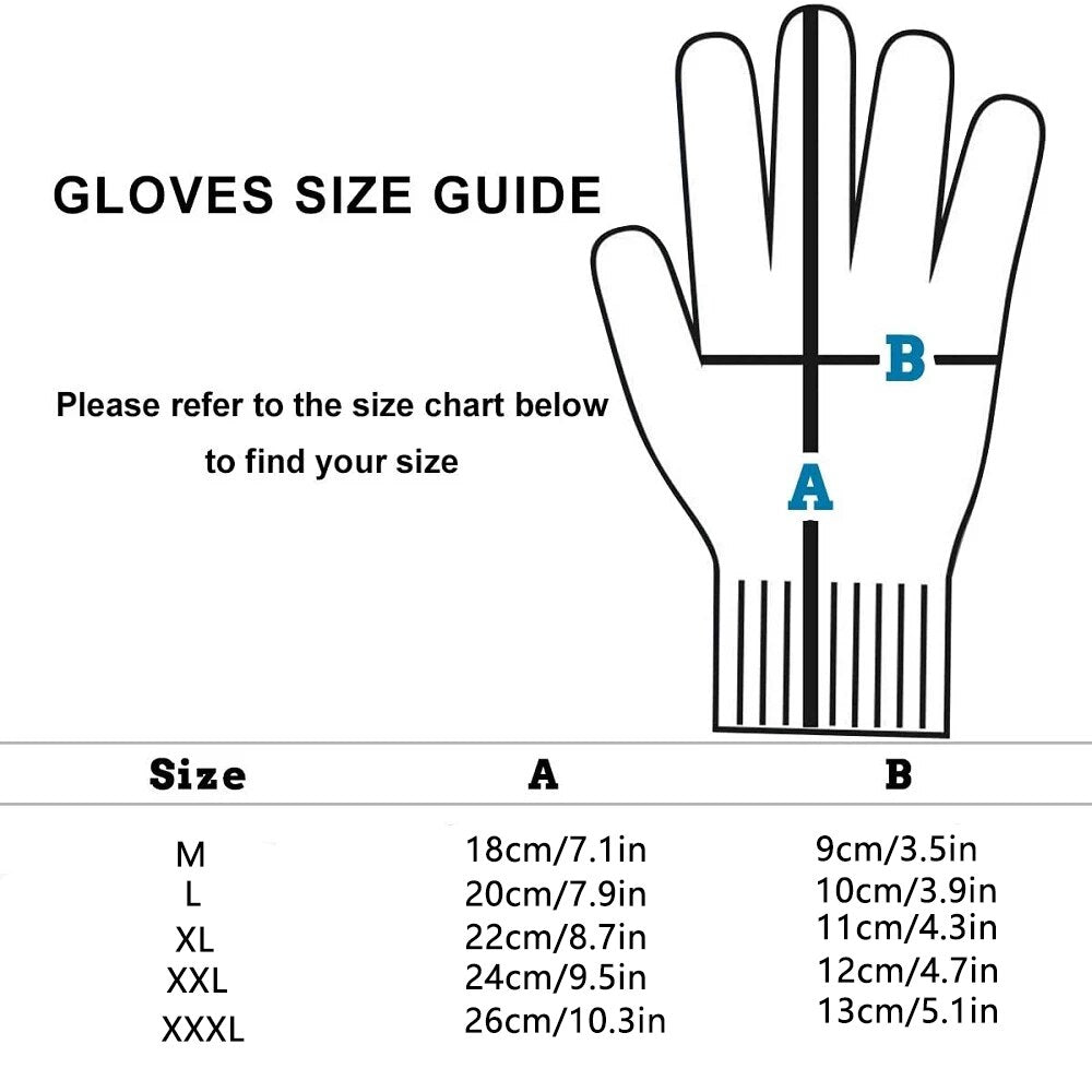 Level 5 Safety Anti-Cutting Gloves High-strength Industry Kitchen Gardening Fishing Finger Protect Anti-Scratch Glass Cutting