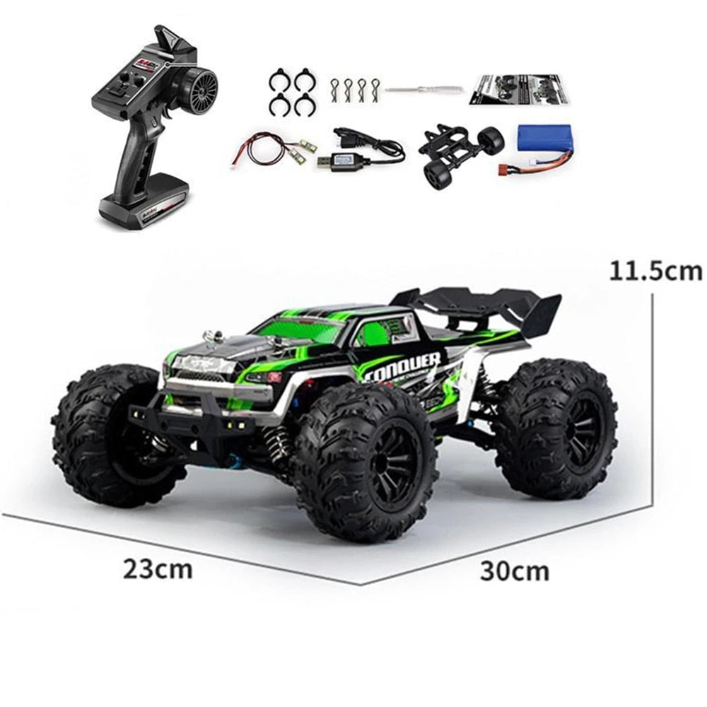 Scale Large RC Cars 50km/h High Speed Children Toys for Boys Remote Control Car 2.4G 4WD Off Road Monster Truck