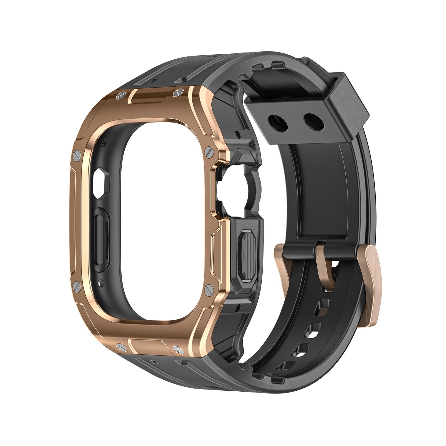 Luxury Sports Band for Apple Watch Ultra 49mm TPU Case Strap for iWatch ultra 49 Modification Kit Full Protective Cover Bracelet